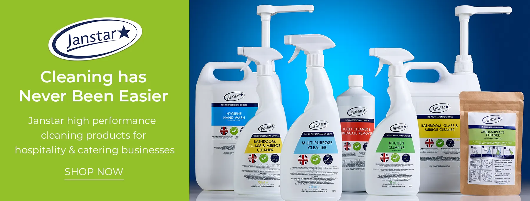 Janstar Professional Cleaning – Hotel Supplies